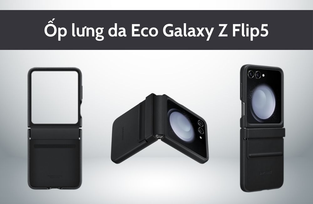 Ốp lưng da gốc thực vật Z Flip 5